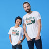 White Chalti/Badhti Ka Naam Gaadi Father-Son Tees