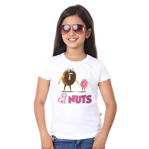 Donuts White , Tees For Girl