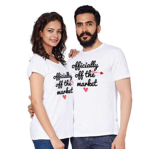 Officially Off The Market Couple Tees