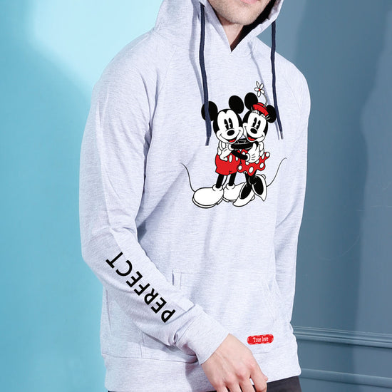 Perfect Match Disney Matching Hoodie For Men And Crop Hoodie For Women