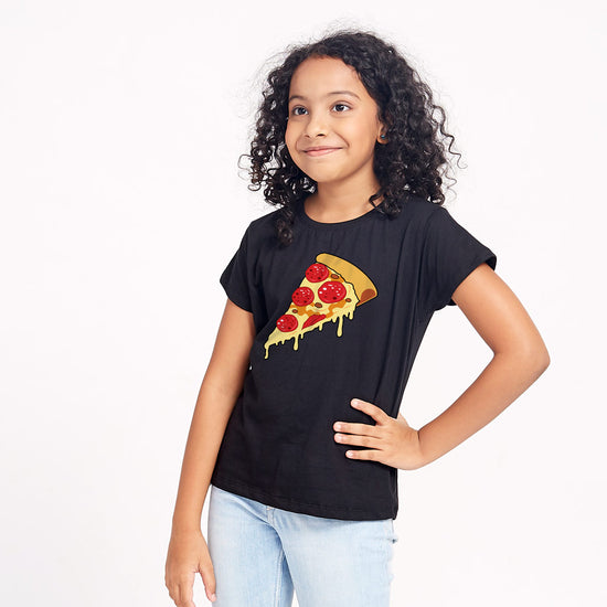 Pizza slice, Dad And Daughter's Matching Tees For Big Daughter
