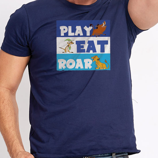 The Lion King: Eat ,Play,Roar, Disney Tees For Dad And Son