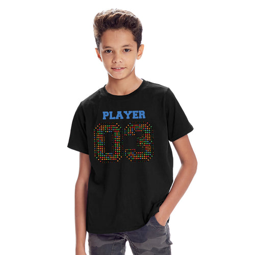 Player 01/02/03/04 Family Tees For Big Son