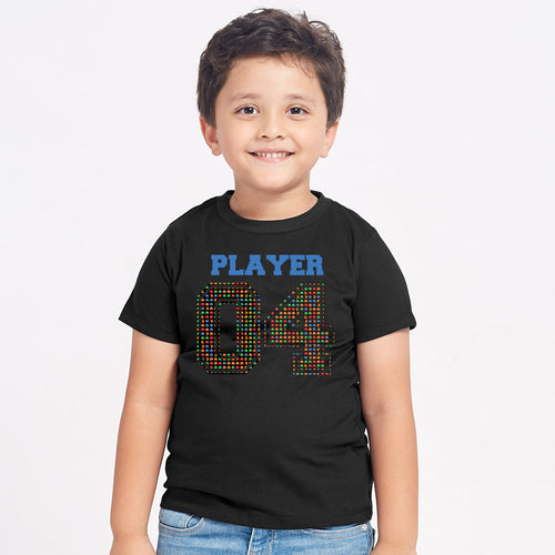 Player 01/02/03/04 Family Tees For Kid Son