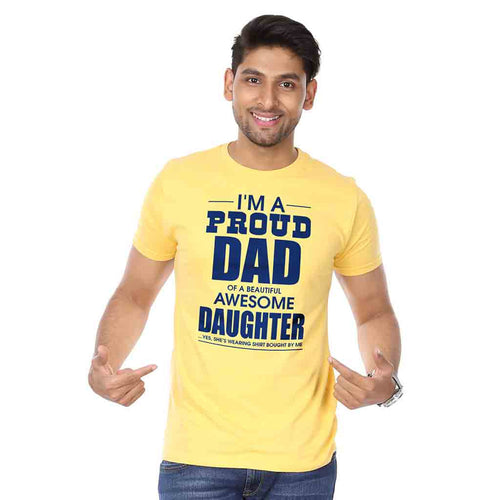 Proud Dad And Daughter Matching Tshirt