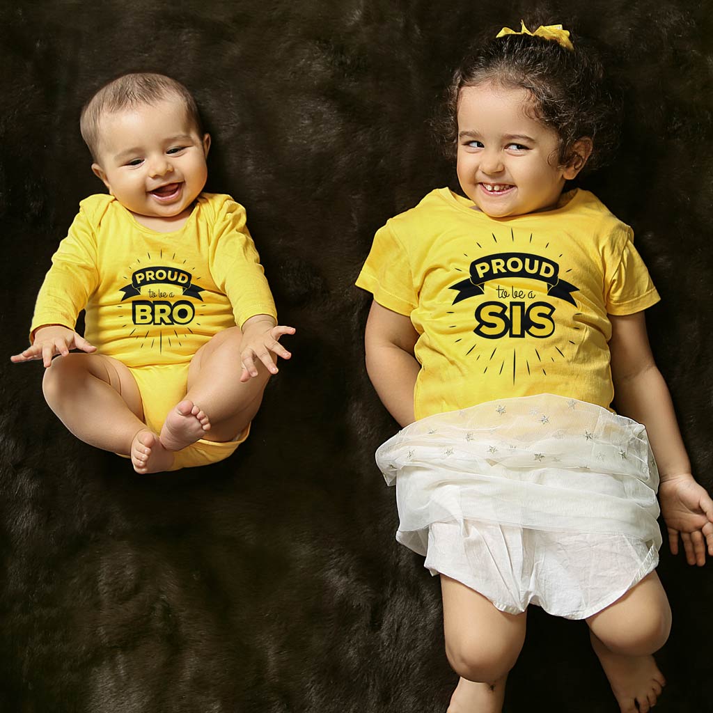 Cute matching outfits on sale for brother and sister