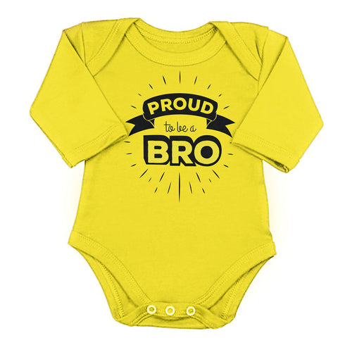 Proud Bro/Sis, Matching Bodysuit And Tee For Brother