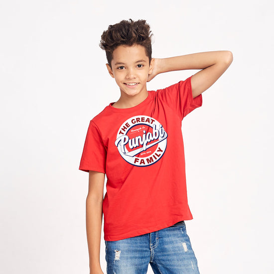 Punjabi Family, Matching Family Tees For Son