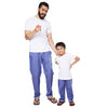 Super Dad Super Son Blue Pyjamas