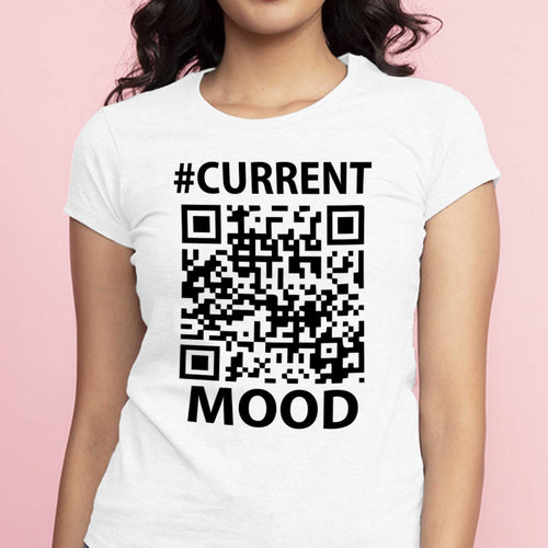 Current Mood Matching Qr Code Matching Tees For Couples