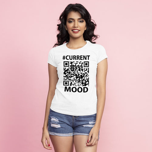 Current Mood Matching Qr Code Matching Tees For Couples