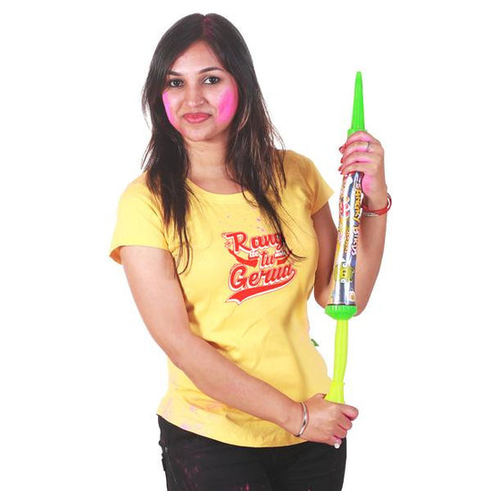 Rang De Tu Mohe Gerua Holi Couple Tees For Women