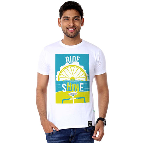 White Ride And Shine Father & Son Tshirt