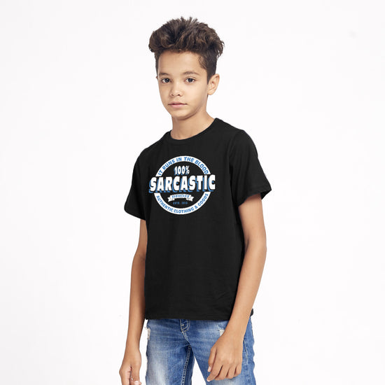 100% Sacrastic, Matching Family Tees For Big Son