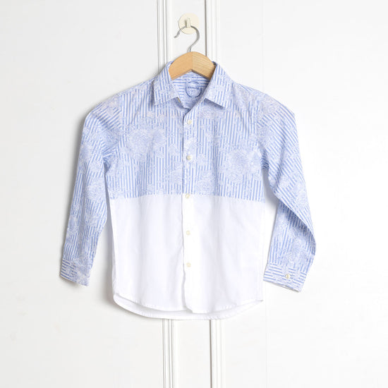 Grey & white, Matching Shirts For Son