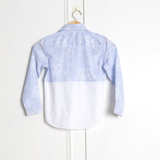 Grey & white, Matching Shirts For Son