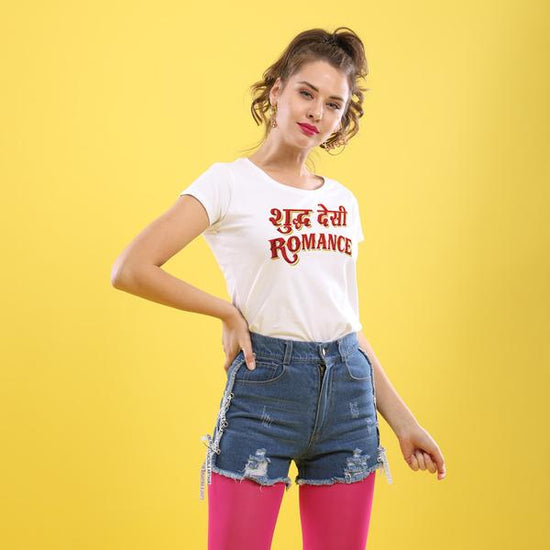 Sudh Desi Romance, Matching Tees For Women