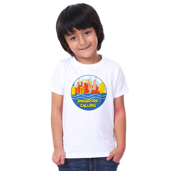 Singapore Calling Family Tees for son