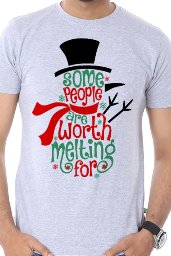 Some People Are Worth Melting Single Tee For Men