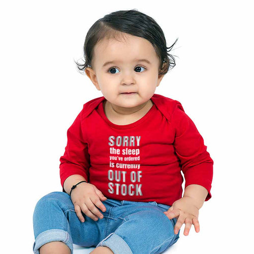 Sleep Out Of Stock Babysuit