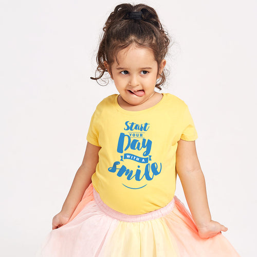 Start Your Day, Matching Family Tees Kid Daughter