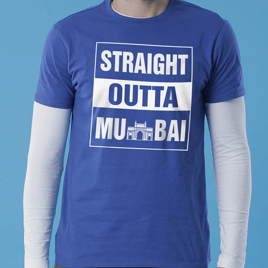 Straight Out Of Mumbai, Matching Marathi Regional Tees For Dad And Son