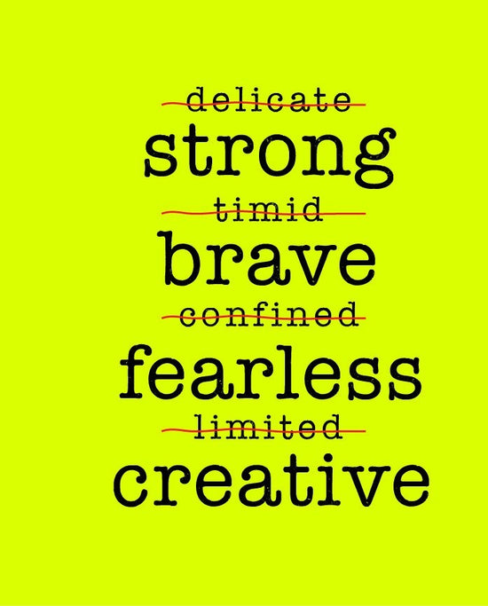 Strong Brave Tee for Girls