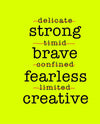 Strong Brave Tee for Women