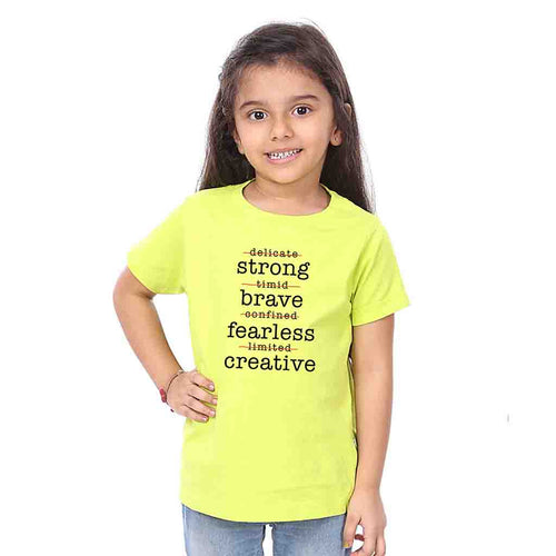 Mother-Daughter Strong Brave Tees