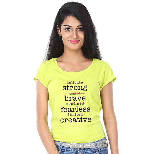 Mother-Daughter Strong Brave Tees