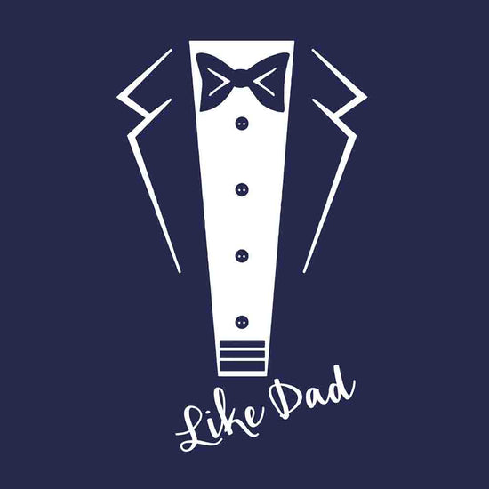Navy Like Father-Son Tees