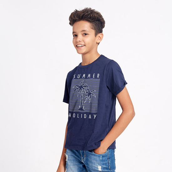 Summer Holiday, Matching Family Travel Tees For Boy