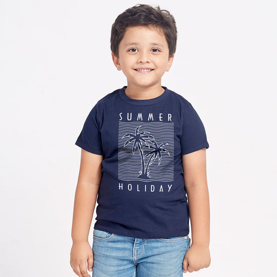 Summer Holiday, Matching Family Travel Tees For Kid Son