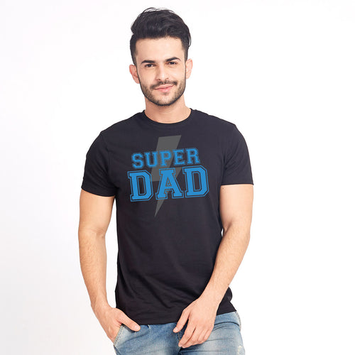 Super Dad,Mom and Two Son's Family Tees