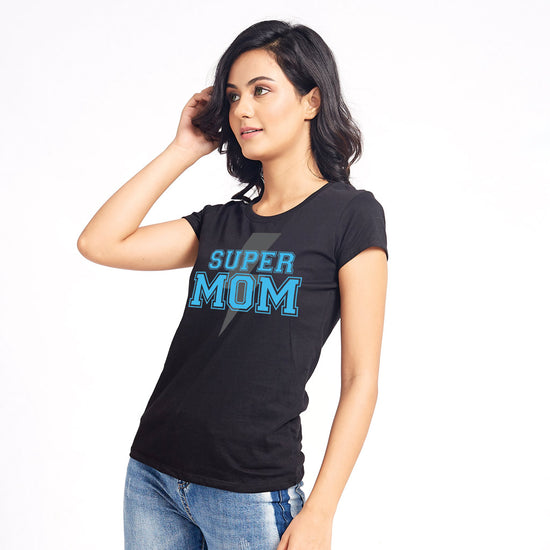 Super Dad,Mom and Two Son's Family Tees For Mother