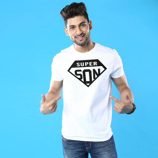 Super Dad/Son, Dad And Son Matching Adult Tees For Son