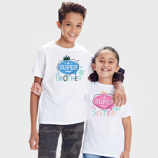 We Are Super, Matching Tees For Brother And Sister