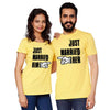 Just Married Him/Just Married Her Tees