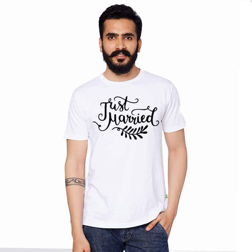 T-Shirt - Just Married White Tees