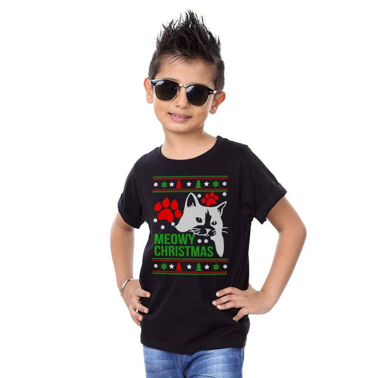 Meowy Chrishtmas Tees Son