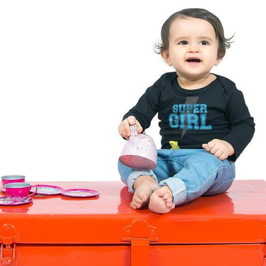 Super Girl/Super dad Bodysuit and Tees