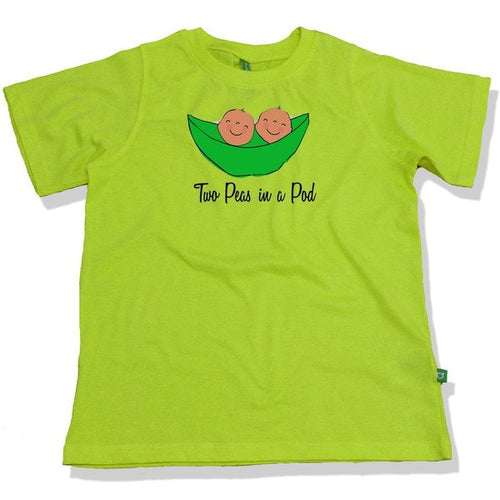 T-Shirt - Two Peas In A Pod Combo Tee For Twins