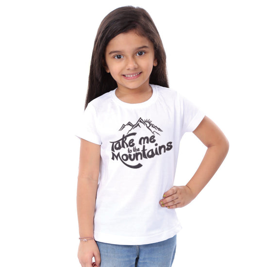 Take Me To The Mountain Family Tees for daughter