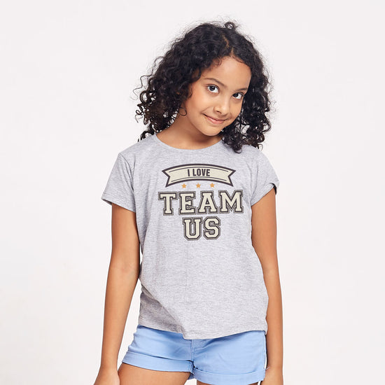 Team Us, Matching Dad/Mom/Daughter Family Tees For Daughter