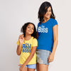 The Real Boss, Matching Tees For Mom And Daughter