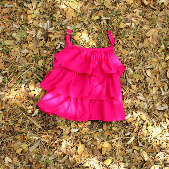 The Good Life Ruffled  Crop Top For Girls