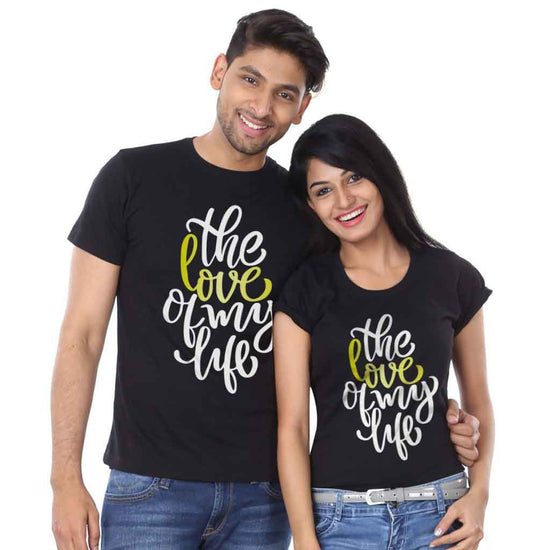 The Love Of My Life  Heart Couple  Tees