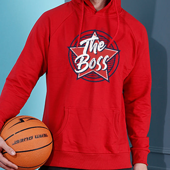 The Boss The Real Boss Matching Hoodies For Couples