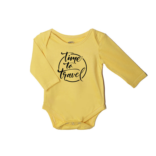 Time To Travel, Matching Travel Tees For Infant