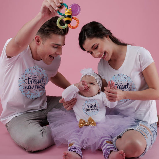 Travel New Roads, Matching Family Tees